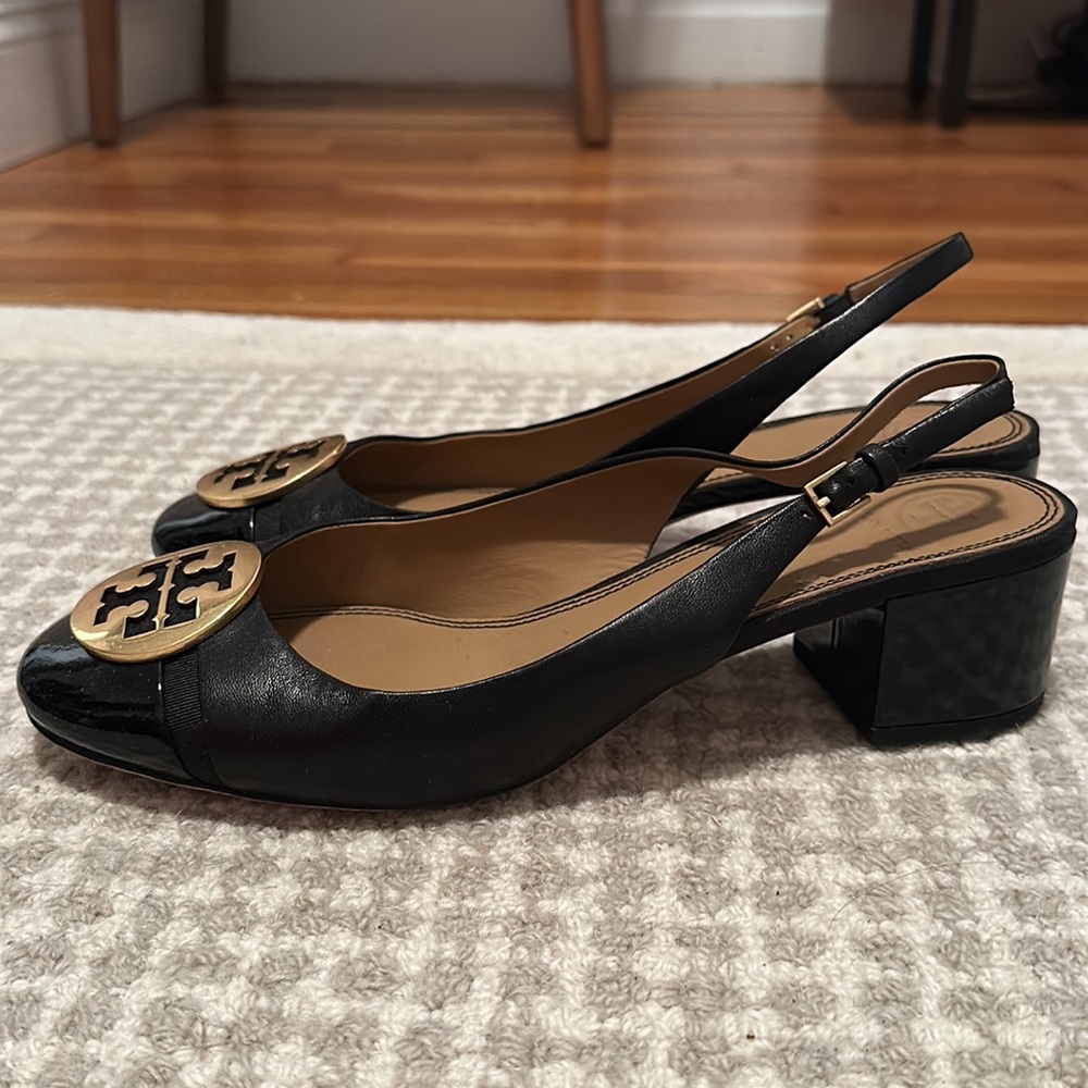 Black Tory Burch work shoes